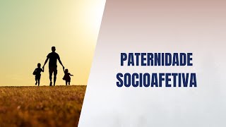 Paternidade socioafetiva [upl. by Etnwahs272]