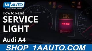 How to Reset Service Light 0409 Audi A4 [upl. by Muldon]