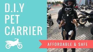 DIY  Affordable Motorcycle Pet Carrier For Dogs  Part 2 [upl. by Fagin]