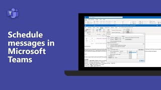 How to schedule a message in Microsoft Teams [upl. by Friedman516]