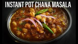 Instant Pot Chana Masala  Chana Masala Recipe  Chole Masala  Chickpea Curry  Spiceindiaonline [upl. by Hamrnand]