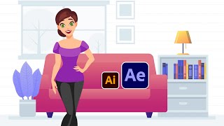 Easy Explainer Video Character Animations in After Effects  Tutorial [upl. by Enylorac]