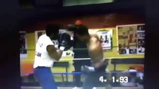 Gerald McClellan hitting the pads with Emmanuel Steward❤🥊 [upl. by Ramuk]