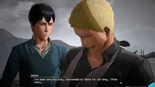 Attack on titan 2 Reiner and Bertholdt reveal cutscene music edit Full version [upl. by Ravilob546]