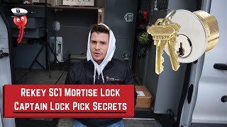 Easy Lock Rekey Tutorial  Mortise Lock  CLP SECRETS [upl. by Nemraciram]