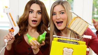 TESTING FUN KITCHEN GADGETS w iJustine [upl. by Astor709]