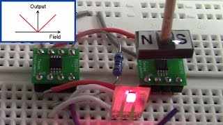 GMR Analog Magnetic Field Sensor Demonstration [upl. by Ecnaled]