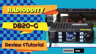 DB20G GMRS Radio Review and Tutorial [upl. by Ahsiekahs]