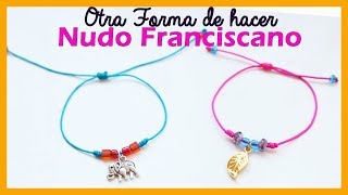 PULSERAS de HILO FACIL con  3 NUDOS FRANCISCANOS 😱 [upl. by Pinzler967]