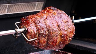 How To Rotisserie a Sirloin Roast [upl. by Ameg164]