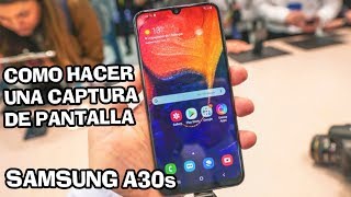 SAMSUNG A30s 👍Cómo Hacer una Captura Screenshot FÁCIL 📲 OrientadorMovil [upl. by Bunns640]