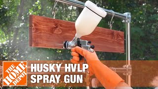 HVLP Paint Spray Gun  The Home Depot [upl. by Meilen]