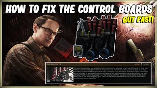 HOW TO FIX THE FACTORY CONTROL BOARDS  ESCAPE FROM TARKOV  MECHANIC TASKS FARMING PART 1 TOOLSET [upl. by Vil]