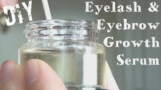 Eyelash And Eyebrow Growth Serum ♥ DIY [upl. by Lilas]