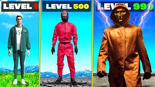 Level 1 SQUID GAME to Level 1000000000 in GTA 5 [upl. by Iblehs]