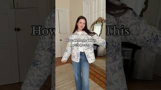 How I Made This Quilted Jacket [upl. by Ariahay]