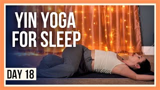 15 min Evening Yin Yoga – Day 18 YOGA STRETCHES BEFORE BED [upl. by Zwick491]