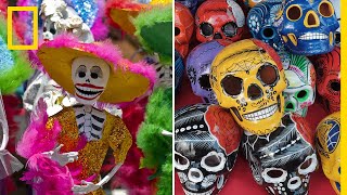 El Día de Muertos la fête macabre et colorée originaire du Mexique [upl. by Jake]