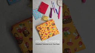 DIY Easy Quilted Pouch 💖 [upl. by Nathanael]