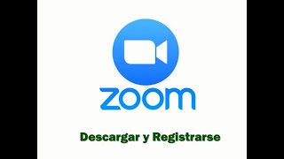 Descargar y registrarse en Zoom [upl. by Rosemari279]