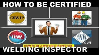 how to pass welding inspector AWSCWI CSWIP and IWIP CSalary of welding inspector CWI vs CSWIP [upl. by Funch]