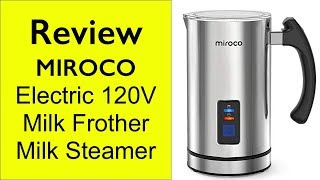 Review Miroco Milk Frother  How to make froth milk at home [upl. by Ilise]