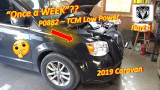 Pt1 DANGEROUS Caravan STALLS Once a WEEK P0882TCM Power LOW [upl. by Wahs]