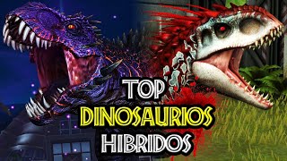 TOP 10 DINOSAURIOS HÍBRIDOS MÁS PELIGROSOS DE JURASSIC WORLD [upl. by Norved852]