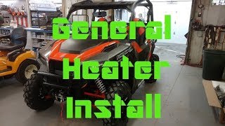 Polaris General Heater Install 2016  2019 [upl. by Hceicjow169]