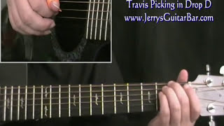 Tips amp Tricks Series  Travis Picking in Drop D [upl. by Panthea]