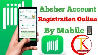 Absher Account Registration Online by Mobile  how to create absher account by Mobile [upl. by Linzy530]