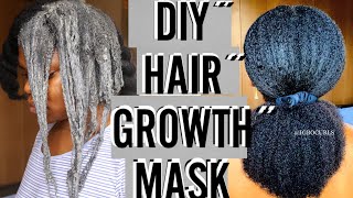 DIY Homemade Hair Mask for Hair Growth on 4c Natural Hair  DIY SKIN FACIAL IGBOCURLS [upl. by Paula]