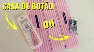 Como fazer casa de botão na máquina 2 maneiras [upl. by Ayarahs]