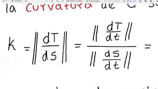 05 Curvatura Vectores Tangente Normal y Binormal unitarios [upl. by Smitt]