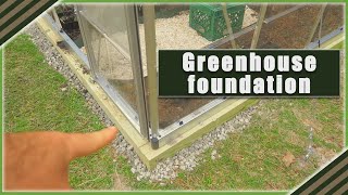 How to Build Greenhouse Foundation [upl. by Atirehc575]