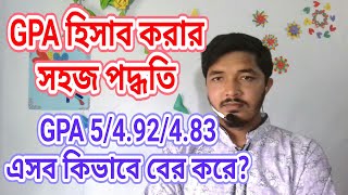 How to calculate GPA in bangladesh hscsscjsc  GPA system in bangladesh  Nahid24 [upl. by Coleman292]