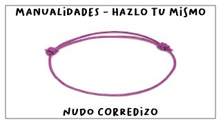 Cómo hacer un NUDO CORREDIZO paso a paso [upl. by Ahar]