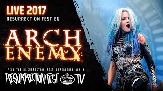 Arch Enemy  Nemesis Live at Resurrection Fest EG 2017 [upl. by Elauqsap916]