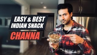 Easy amp Best Indian Snack  ROASTED CHANNA  Health Benefits info by Guru Mann [upl. by Lemal]