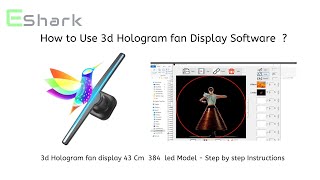 How to use 3d hologram software and edit display content for 3D hologram fan Free 3d hologram video [upl. by Sylvan]