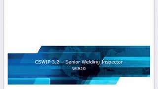 CSWIP 322 Senior Welding Inspector Exam Pattern amp Course Content [upl. by Anna-Maria]