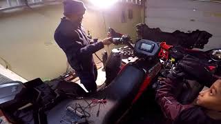 How To Install Heated Grips amp Thumb Warmer On 2018 Polaris Sportsman 850 [upl. by Brieta]