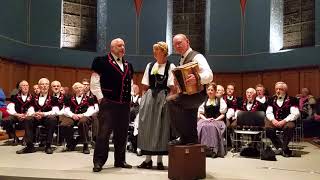 Jodlerklub Alpenrösli Münsingen Volkstümliches Kirchenkonzert 12 Nov 17 [upl. by Shafer]