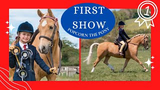 My First Horse Show with Popcorn the Pony [upl. by Horwath]