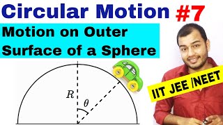 11 chap 4  Circular Motion 07  Motion in a Vertical Circle On a Bowl  IIT JEE MAINS  NEET [upl. by Arber]