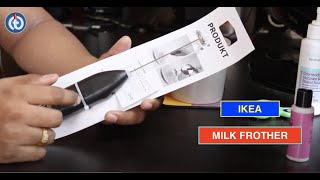 IKEA MILK FROTHER Review amp Battery Installation [upl. by Ardnwahsal376]