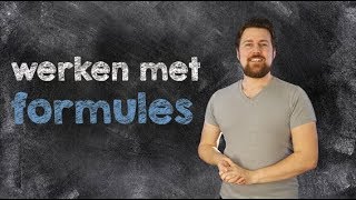 Verbanden  Werken met formules [upl. by Alleuol]