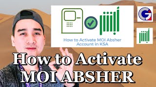 ABSHER ACTIVATION AND REGISTRATION  SAUDI ARABIA  EASY STEPS [upl. by Aitital402]