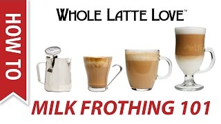 Milk Frothing for Beginners [upl. by Buerger]