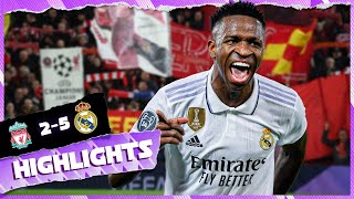 HIGHLIGHTS  Liverpool 25 Real Madrid  UEFA Champions League [upl. by Aynad]